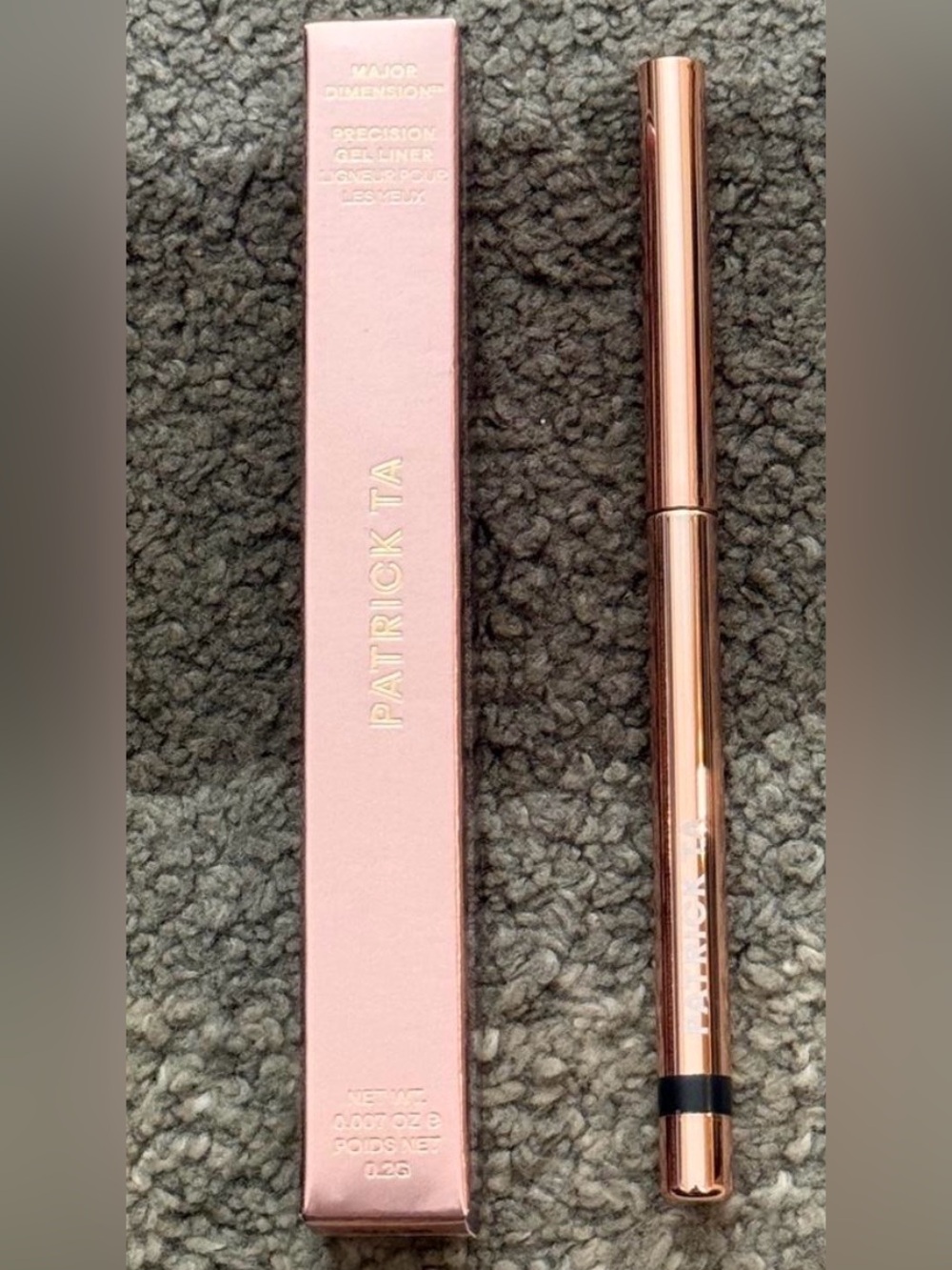 PATRICK TA Gold Precision Eye Liner- BLACK